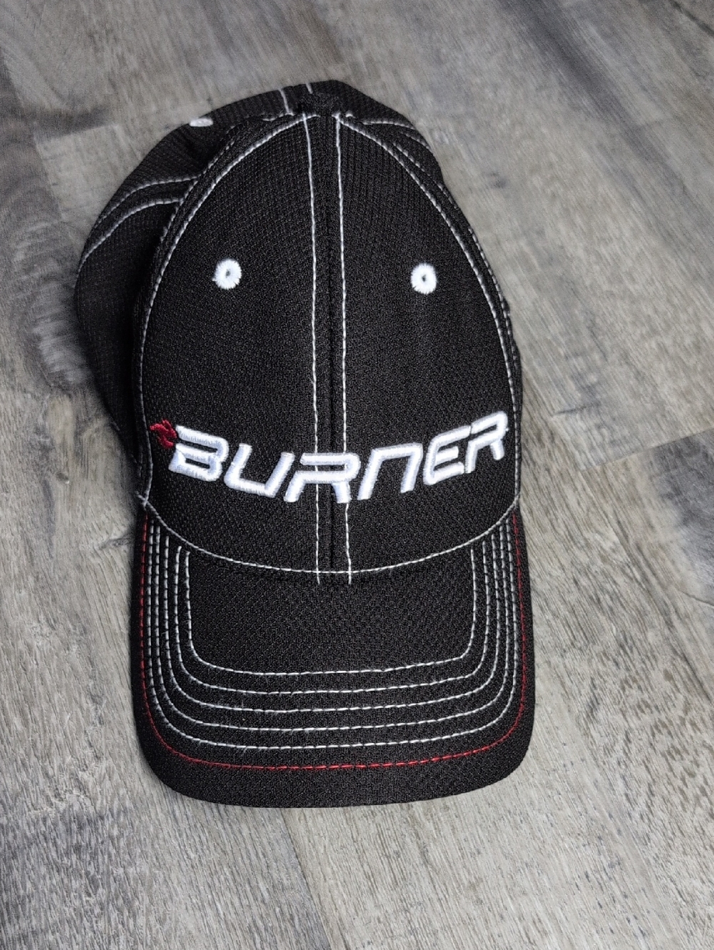 Men's TaylorMade Black & Red 'Burner' Golf Cap